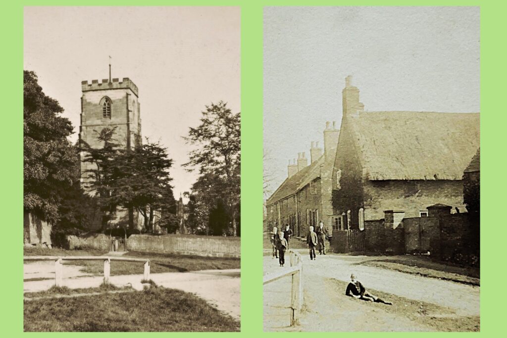 Netherseal church and cottage